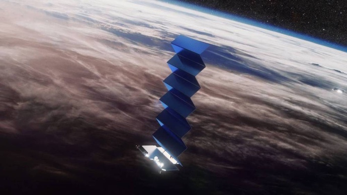 Vệ tinh Starlink. Ảnh: SpaceX