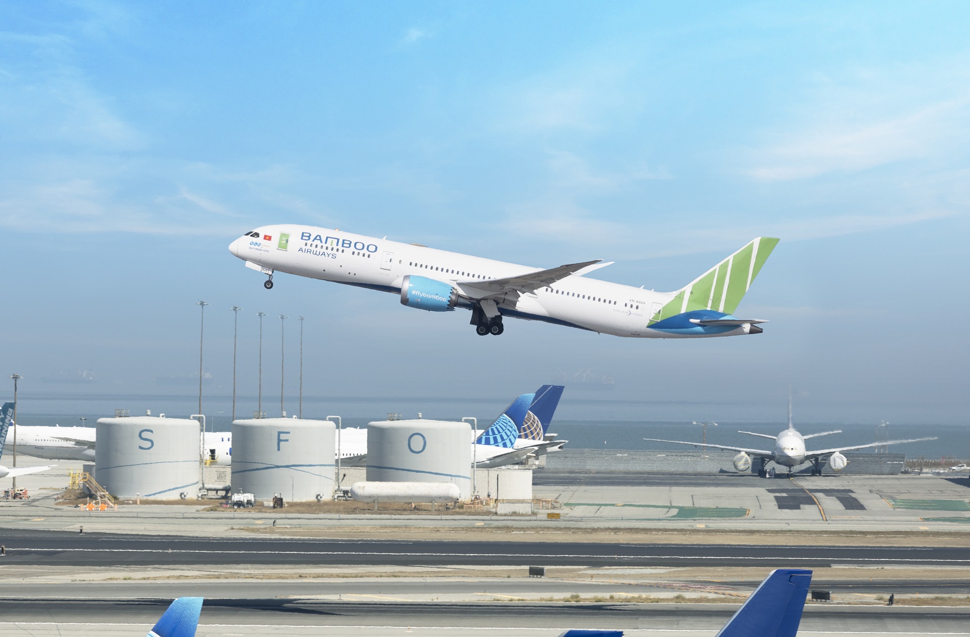 Bamboo Airways đang mở rộng nhanh ch&oacute;ng quy m&ocirc; mạng bay quốc tế trong năm 2022.