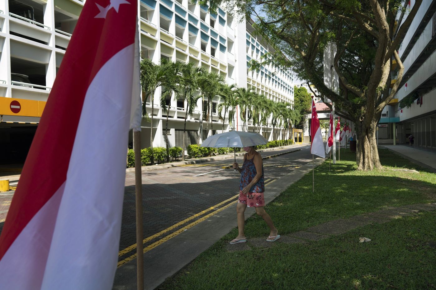 Một khu nh&agrave; ở x&atilde; hội ở Ang Mo Kio, Singapore - Ảnh: Bloomberg.