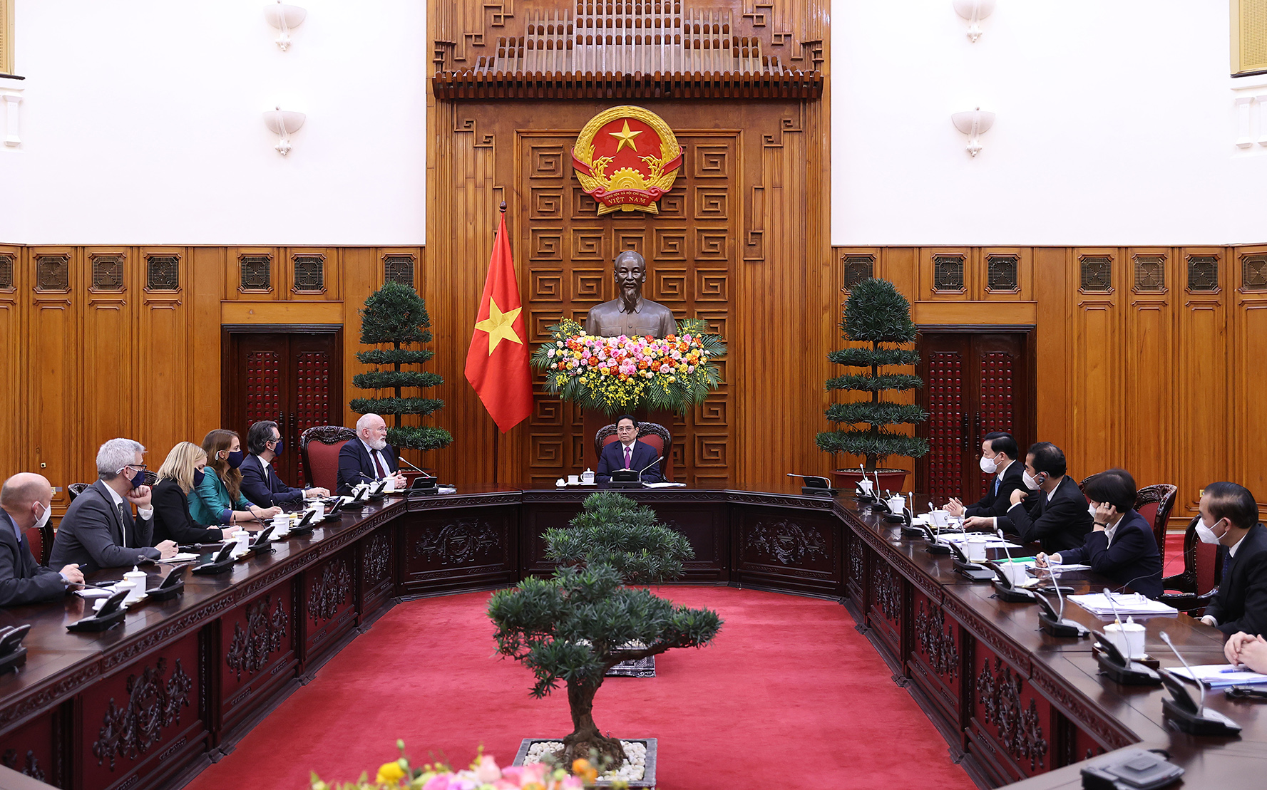 To&agrave;n cảnh buổi tiếp - Ảnh: VGP