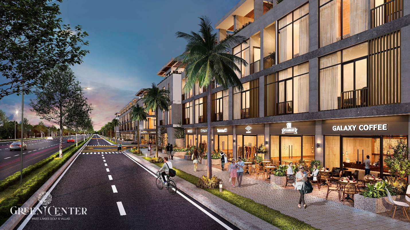 D&ograve;ng sản phẩm shophouse duy nhất đ&ocirc; thị golf T&acirc;y S&agrave;i G&ograve;n đ&atilde; xuất hiện tại Green Center.