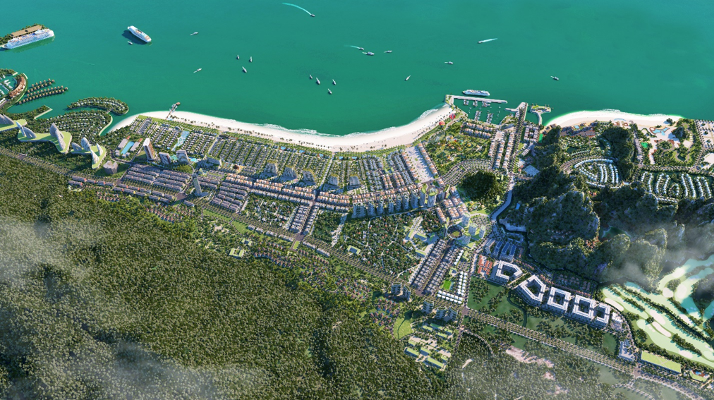 Dự &aacute;n Sonasea V&acirc;n Đồn Harbor City được chủ Pg88vn Trang Chủ Chính Thức CEO Group ph&aacute;t triển theo m&ocirc; h&igrave;nh &ldquo;All in one&rdquo; (ảnh phối cảnh)