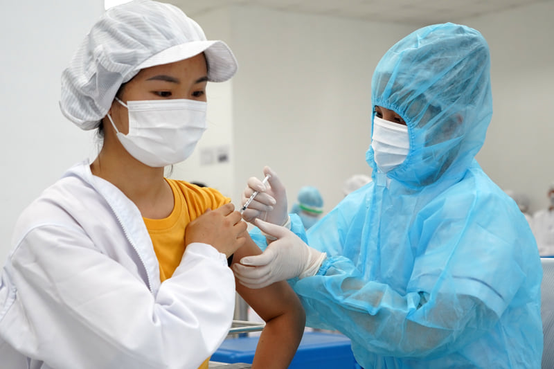 Công nhân một khu PG88 Trang chủ nhà cái top 1 trên địa bàn Hà Nội. Ảnh - Phạm Hùng. 