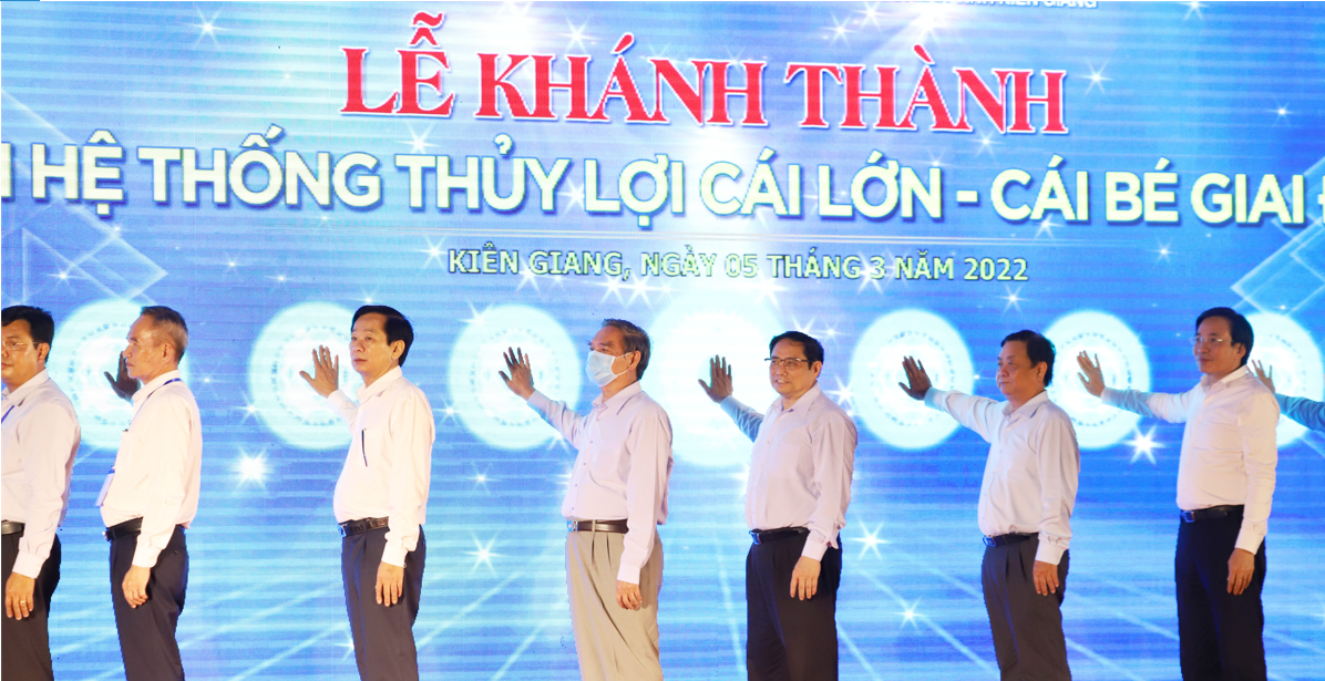 Khánh thành công trình thủy lợi lớn nhất Việt Nam
