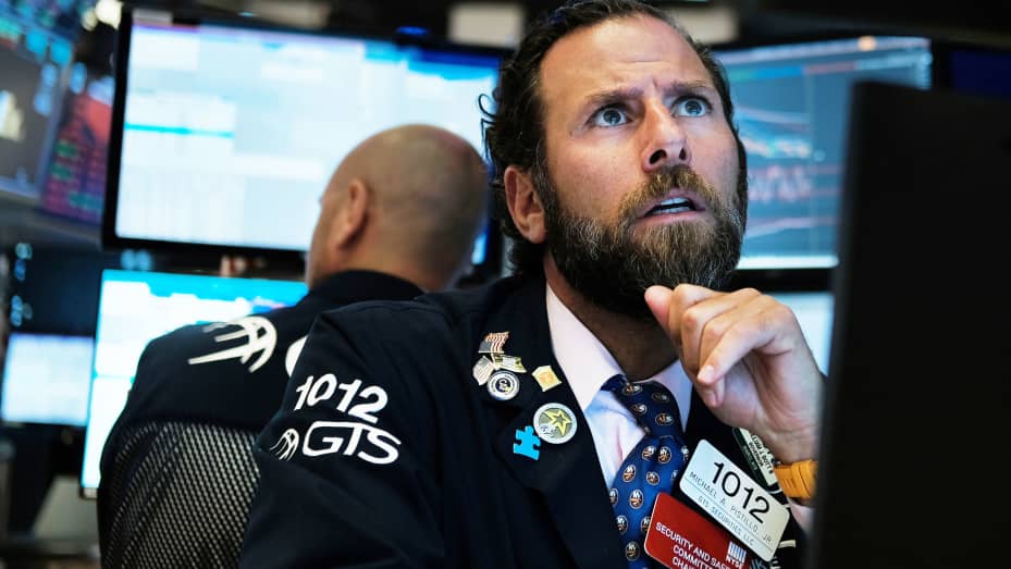 Các nhà giao dịch Pg88vnd dành cho Android và iOS tại Việt Nam trên sàn NYSE ở New York, Mỹ - ẢNh: Getty/CNBC.