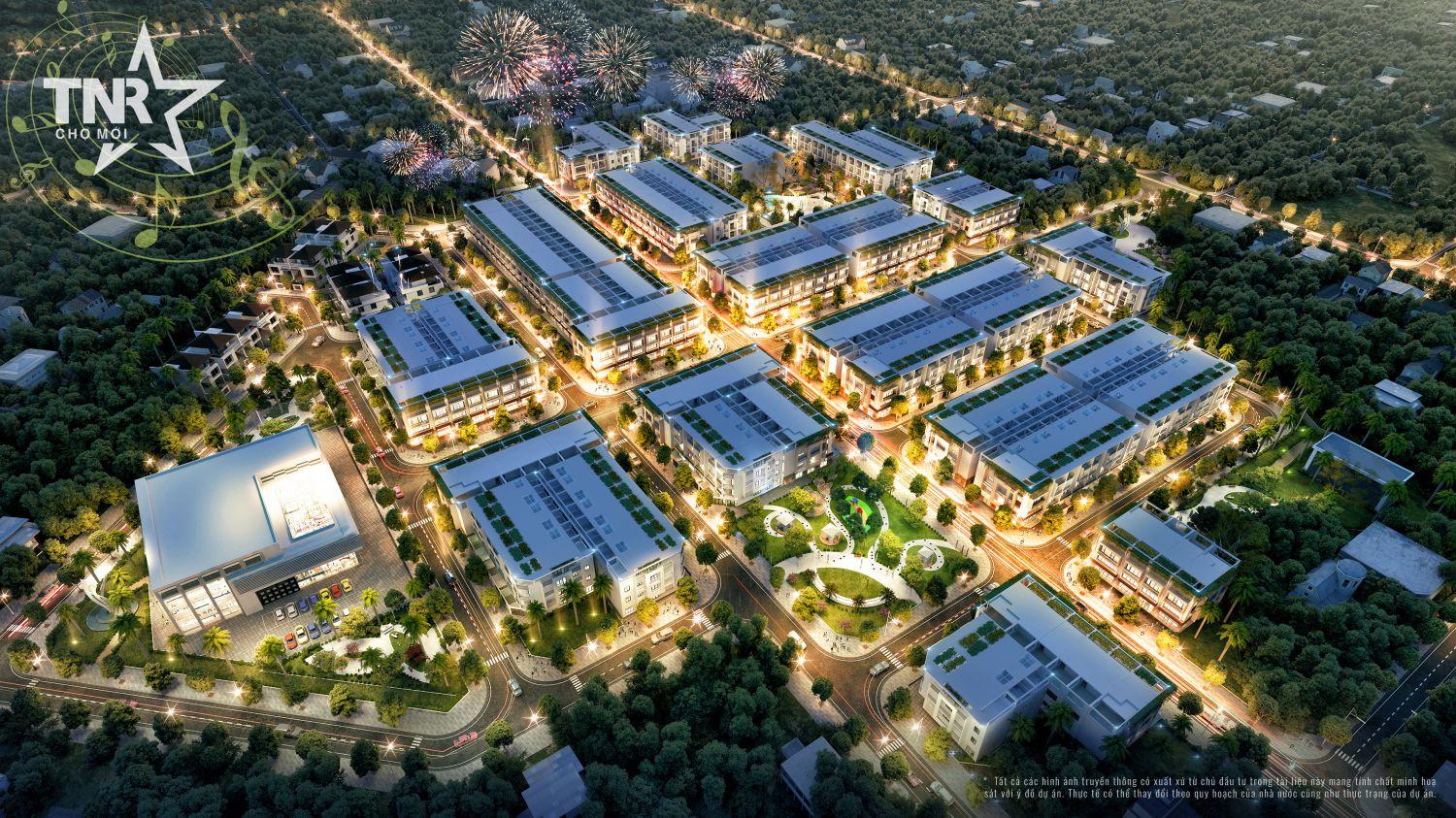 Phối cảnh Khu đ&ocirc; thị Pg88ok ưu đãi hấp dẫn TNR Stars Chợ Mới - &ldquo;Khởi nguồn thịnh vượng từ thanh &acirc;m&rdquo;.