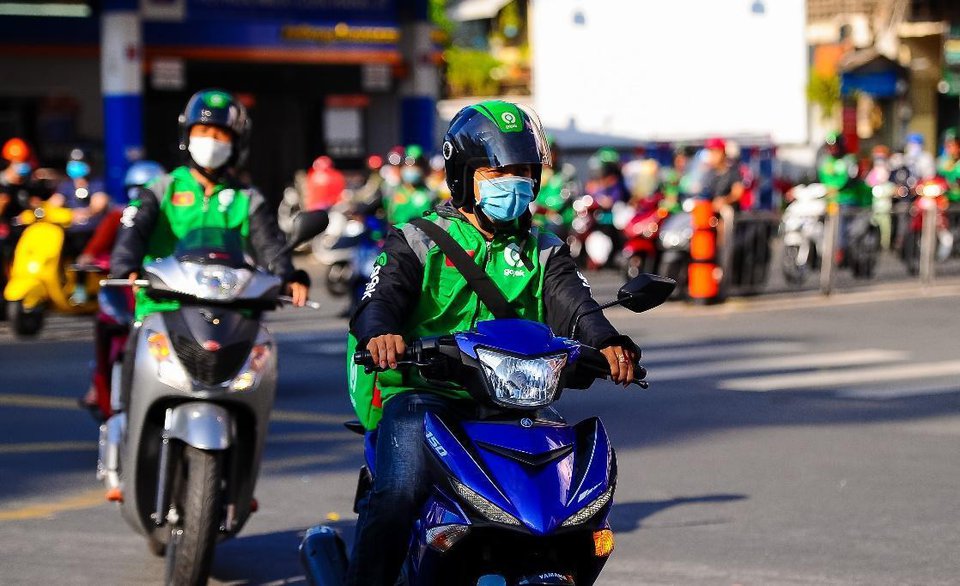 Đối tác tài xế 2 bánh Gojek tại Việt Nam (ảnh minh họa).