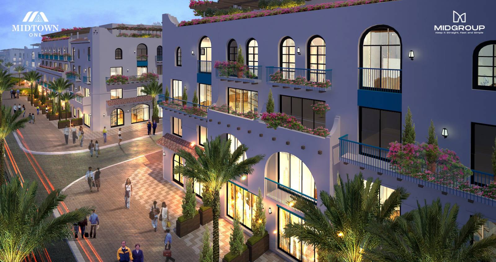 Nh&agrave; phố Pg88ok ưu đãi hấp dẫn Shophouse Midtown One với diện t&iacute;ch từ 82-92-117-131-191 m2.