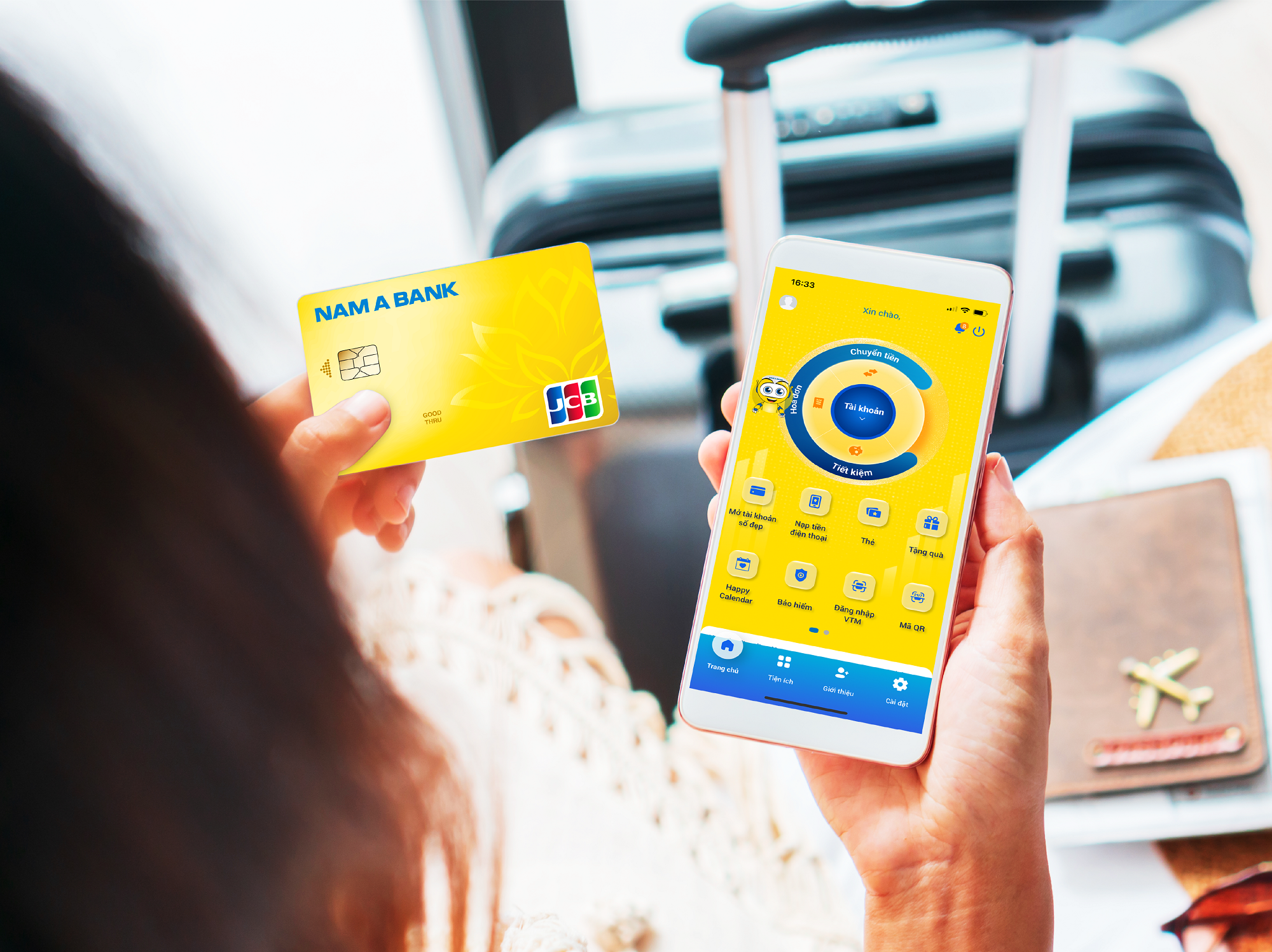 Chủ thẻ Nam A Bank ưu đãi đến 50% cho nhiều dịch vụ.