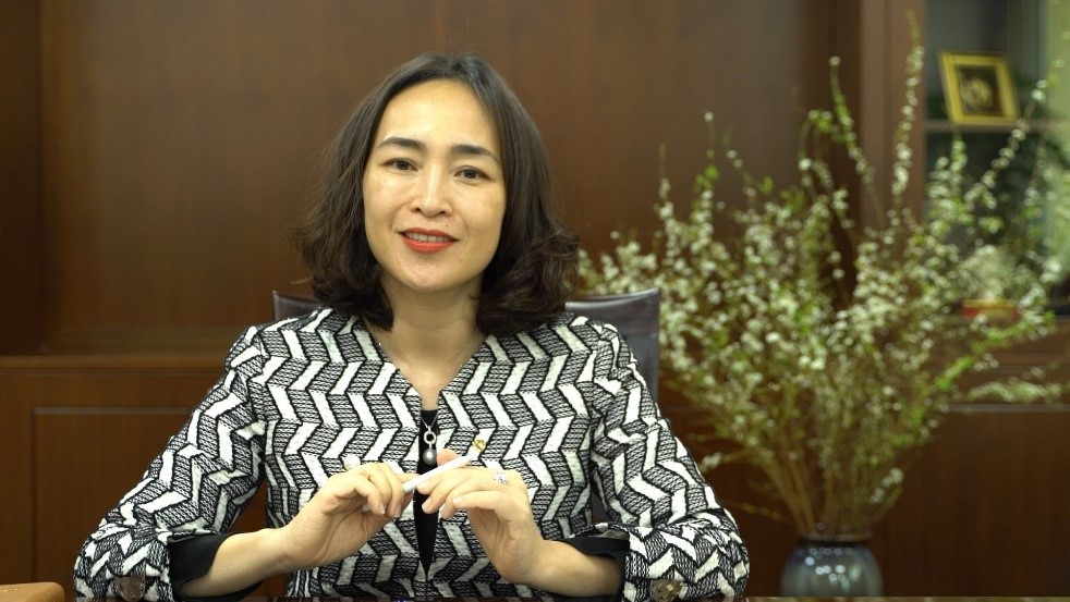 B&agrave; Nguyễn Thị Kim Oanh - Ph&oacute; Tổng gi&aacute;m đốc Vietcombank.