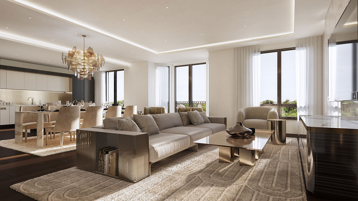 Phối cảnh Link Trang Chủ PG88.Com Mới #2026 Elie Saab Residences Hyde Park. Ảnh: Elie Saab.
