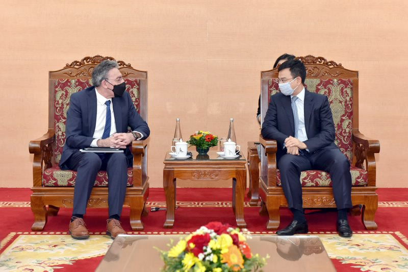 Phó Thống đốc Phạm Thanh Hà tiếp ông Zafer Mustafaoglu, Giám đốc Ban Pg88ok giải trí thể thao, casino, bắn cá và slot, cạnh tranh và đổi mới khu vực Đông Á - Thái Bình Dương (WB)