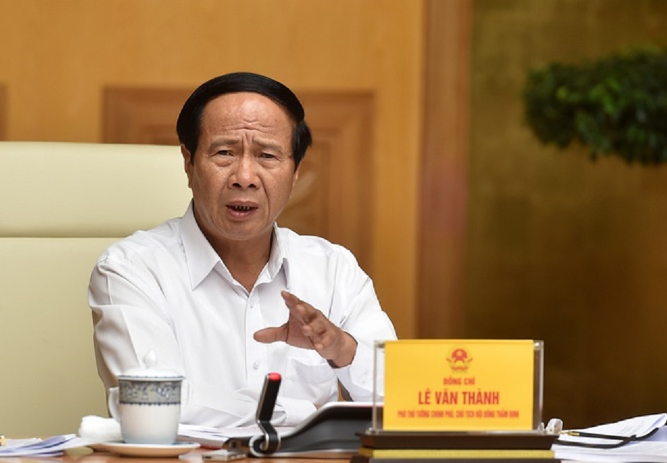 Phó Thủ tướng Lê Văn Thành: "Quy hoạch Điện 8 bám sát Nghị quyết số 55 của Bộ Chính trị về Chiến lược PG88 hơn 2,1 triệu thành viên năng lượng quốc gia đến năm 2030, tầm nhìn 2045". Ảnh:VGP.
