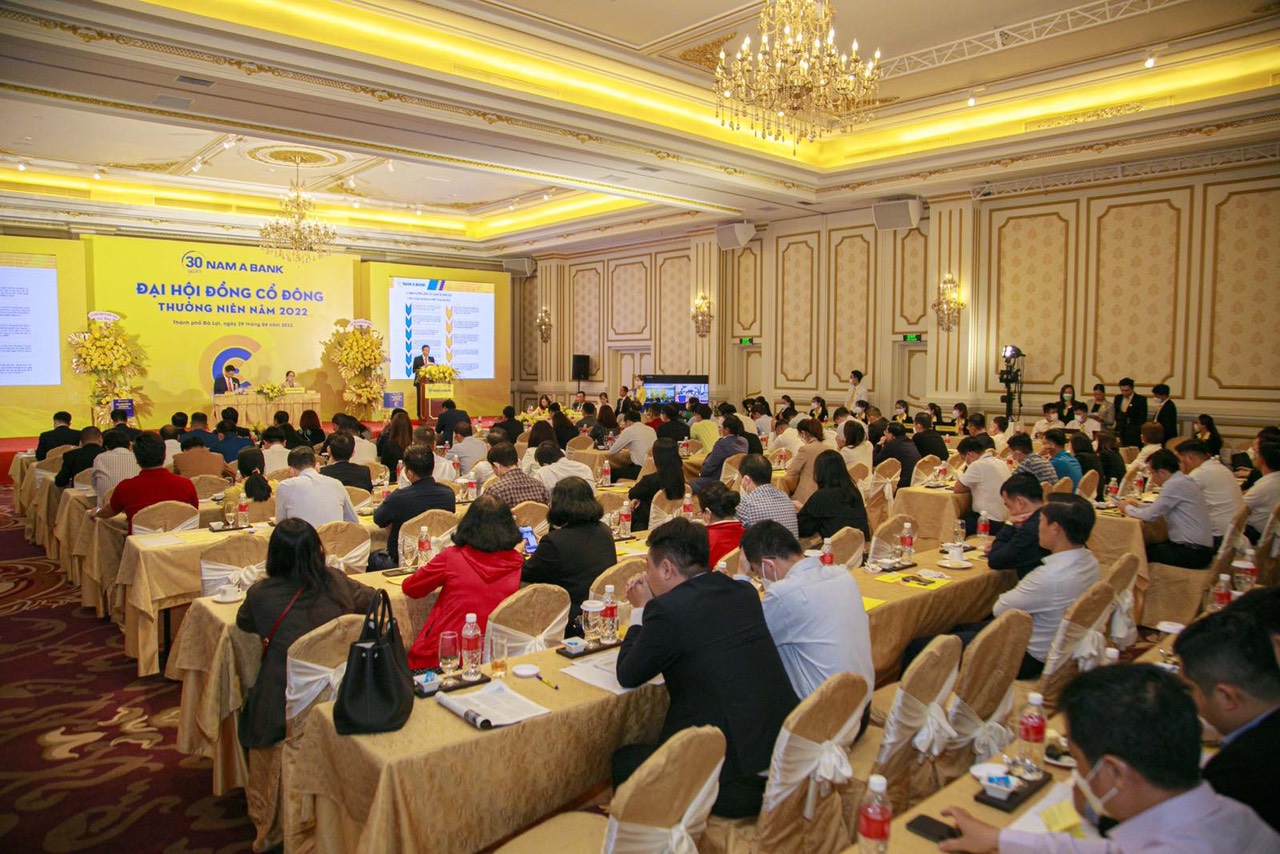 Đại hội đồng cổ đông thường niên 2022 của Nam A Bank đồng thuận chia cổ tức bằng Pg88vnd dành cho Android và iOS tại Việt Nam với tỉ lệ lên đến gần 29%