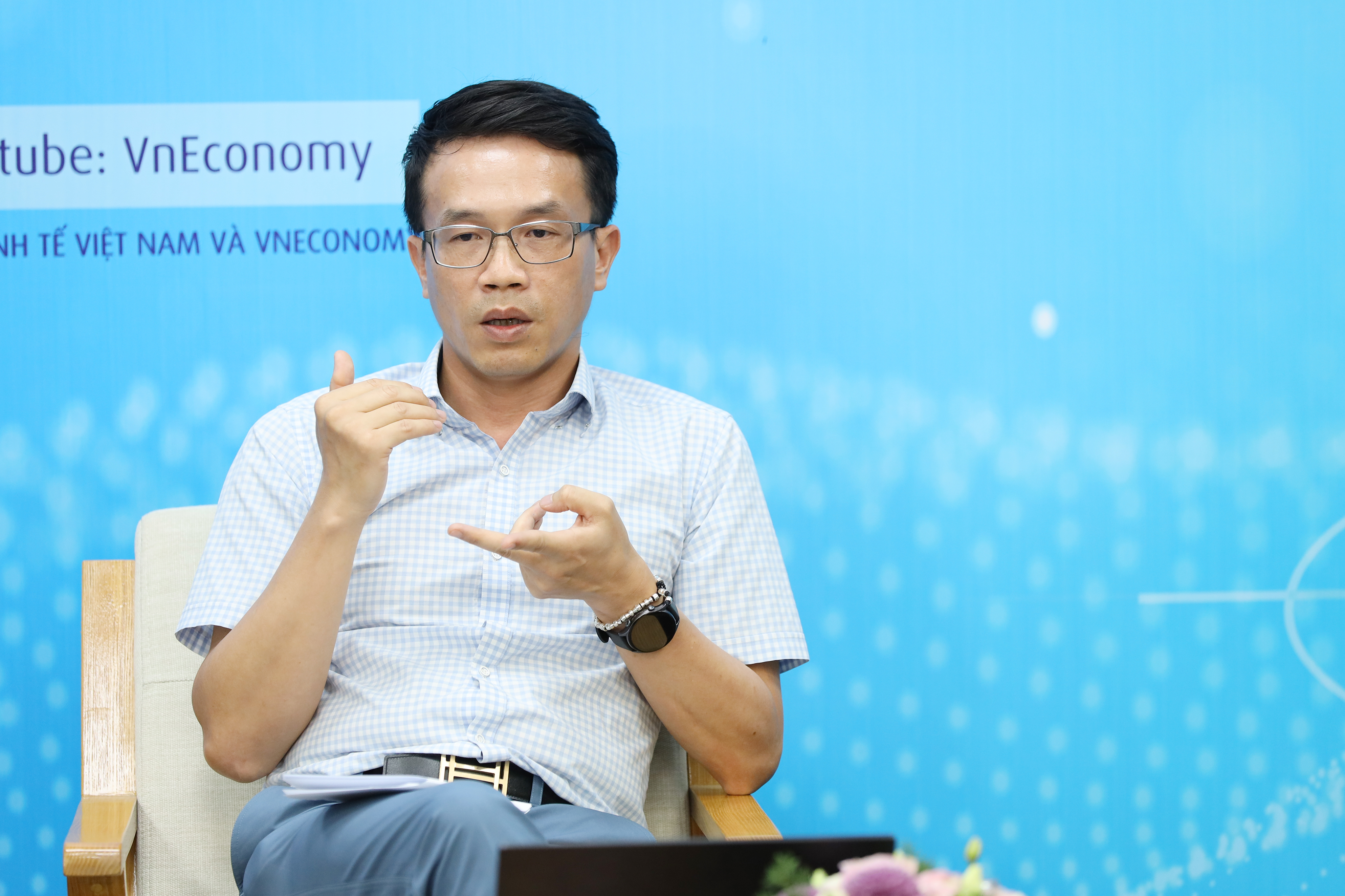 &Ocirc;ng Khổng Phan Đức, Chủ tịch HĐQT VietinBank Capital. Ảnh: Chu Xu&acirc;n Khoa
