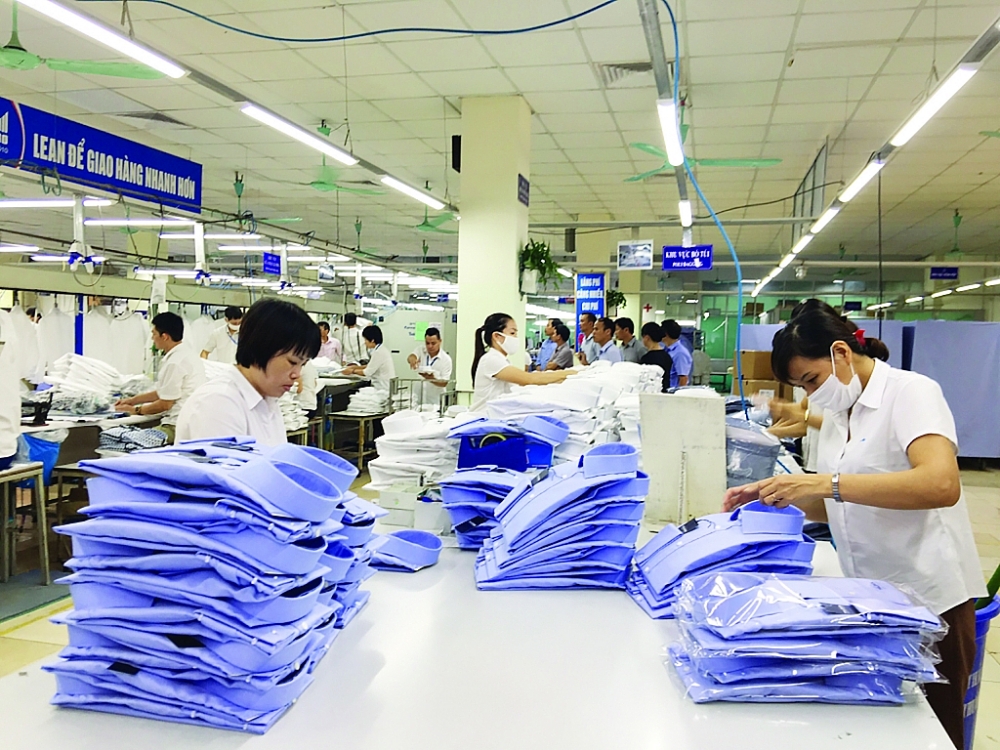 Quý 1/2022 ngành may tăng trưởng 167% so với cùng kỳ.
