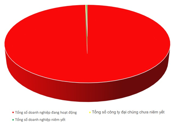 Tỉ trọng c&ocirc;ng ty đại ch&uacute;ng tr&ecirc;n tổng số PG88 Link Dễ Nhớ Pg88.com đang hoạt động (Nguồn: UBCKNN, Tổng cục Thống k&ecirc;).