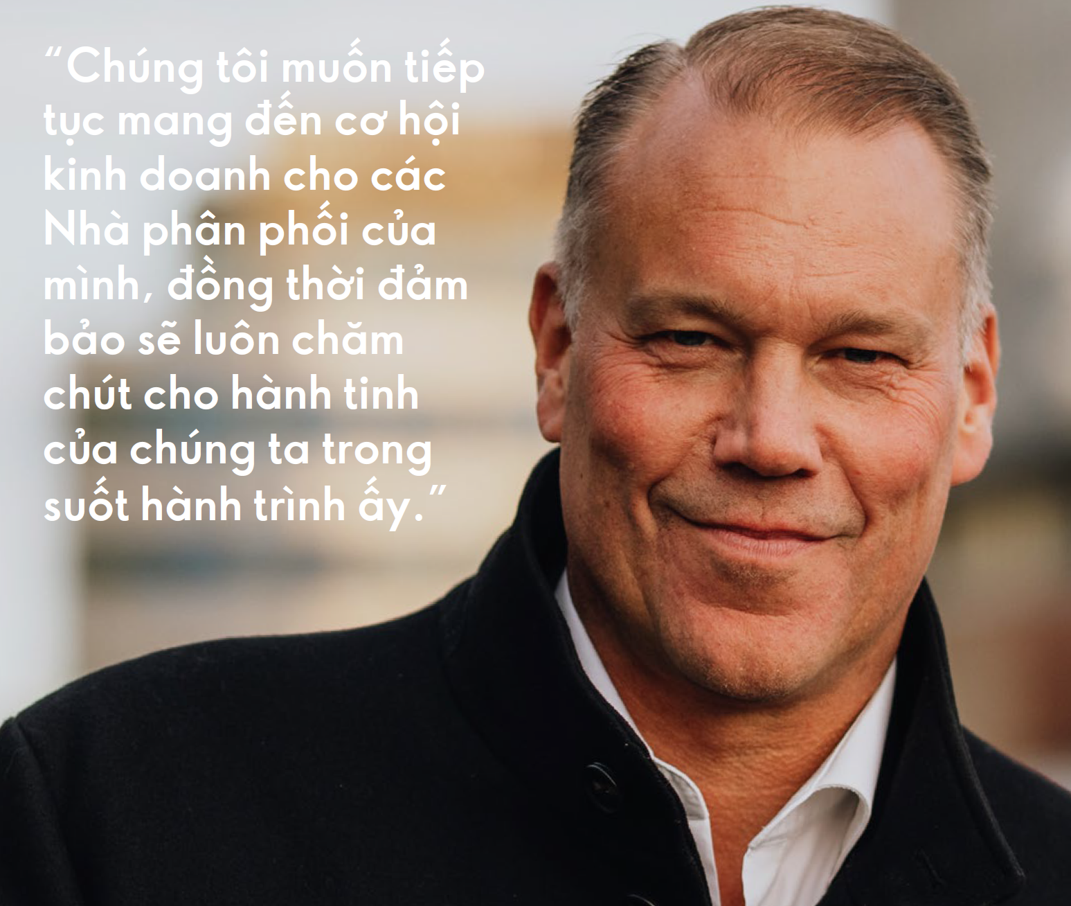 Chia sẻ từ &ocirc;ng Magnus Br&auml;nnstr&ouml;m, CEO của tập đo&agrave;n Oriflame