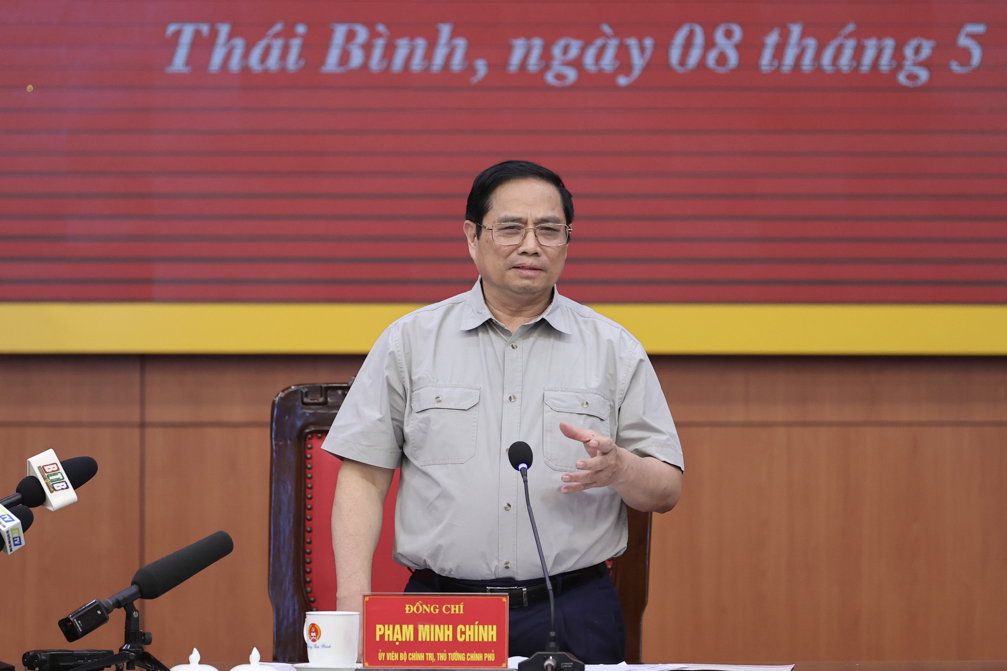 Thủ tướng Phạm Minh Chính phát biểu tại buổi Pg88hi Thể Thao, Bóng Đá, Casino, Nổ Hũ, Xổ Số - Ảnh: VGP