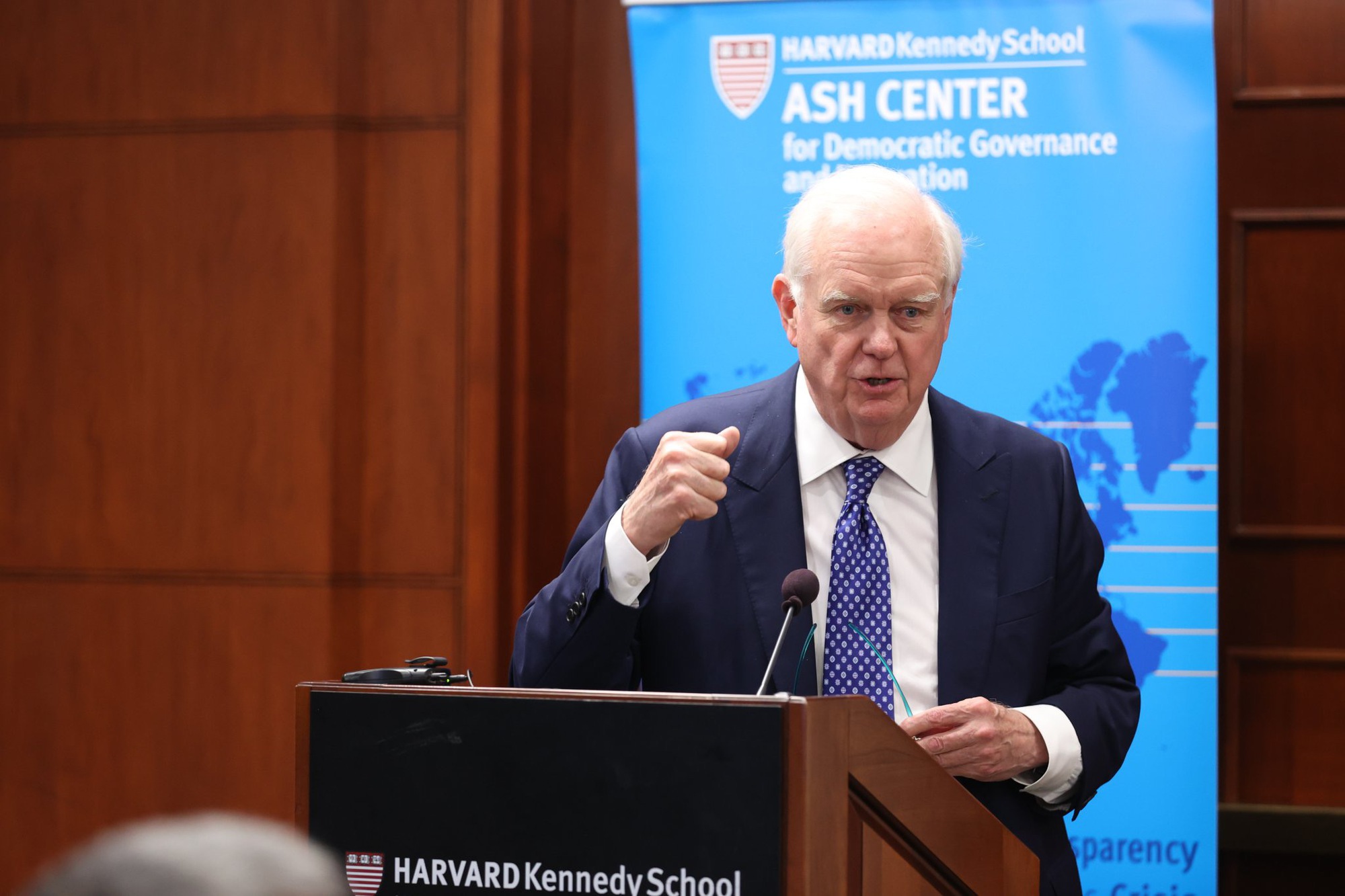Gi&aacute;o sư Thomas J. Vallely, Gi&aacute;m đốc Chương tr&igrave;nh Việt Nam, Trường Harvard Kennedy. Ảnh - VGP.&nbsp;