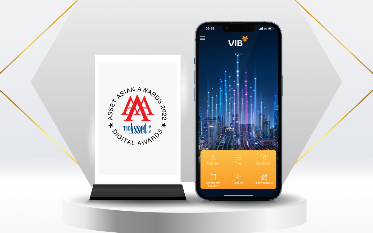 Pg88 com chính chủ số MyVIB nhận giải thưởng Ứng dụng Pg88 com chính chủ di động tốt nhất Việt Nam từ The Asset..