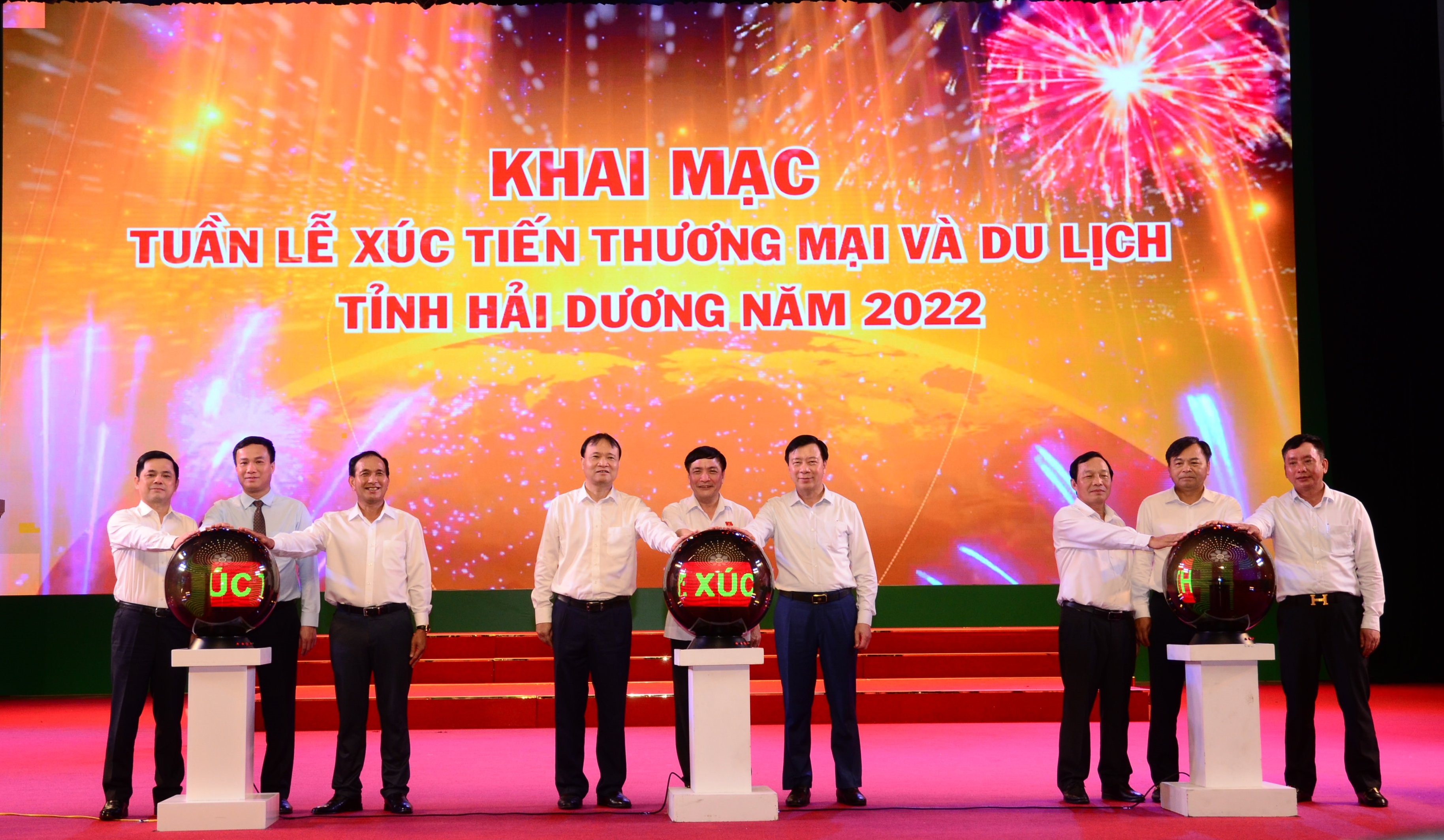 Khai mạc tuần lễ Pg88ok ưu đãi hấp dẫn v&agrave; du lịch Hải Dương. Ảnh: Việt Tuấn