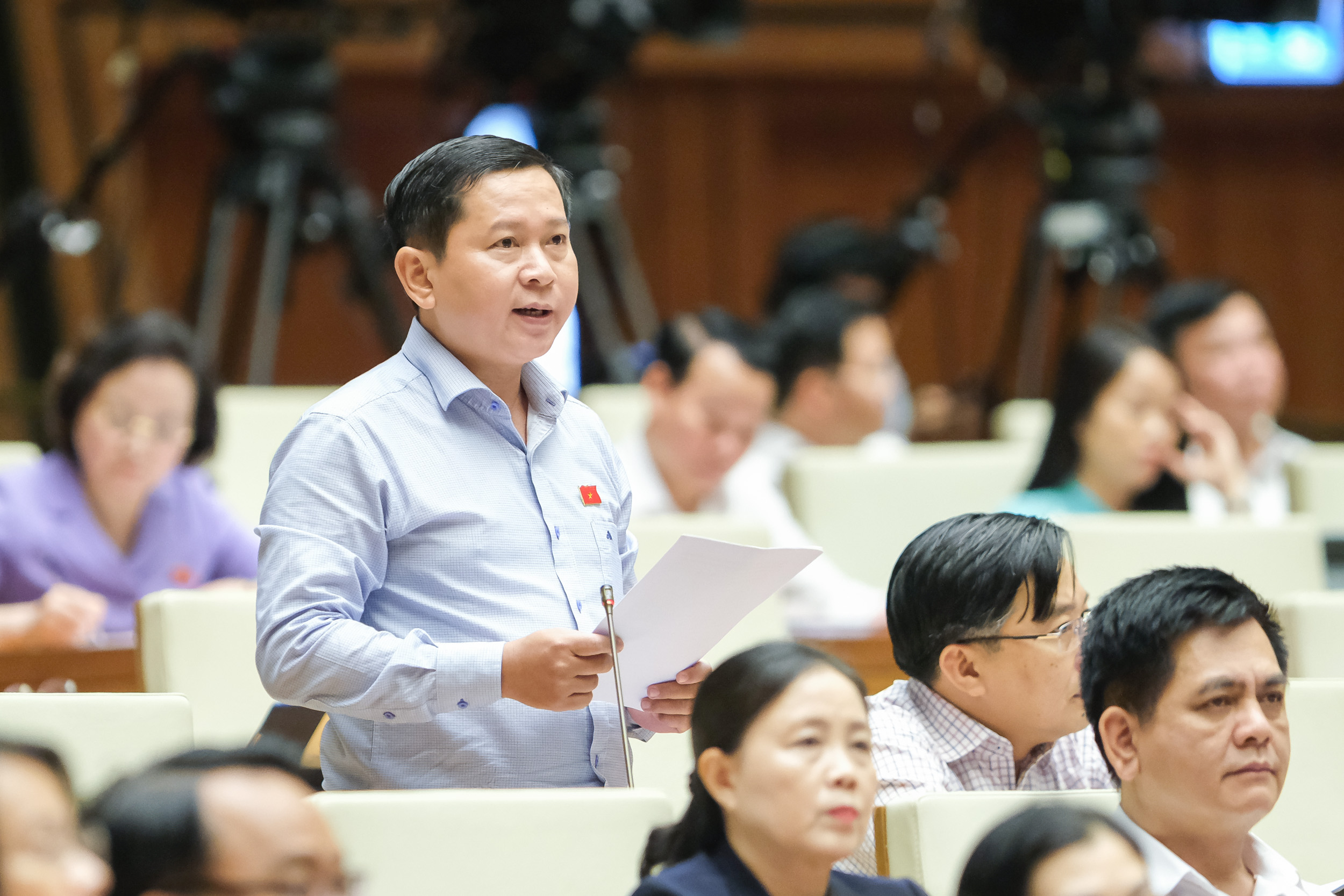 Đại biểu Tạ Minh T&acirc;m - Ảnh: Quochoi.vn