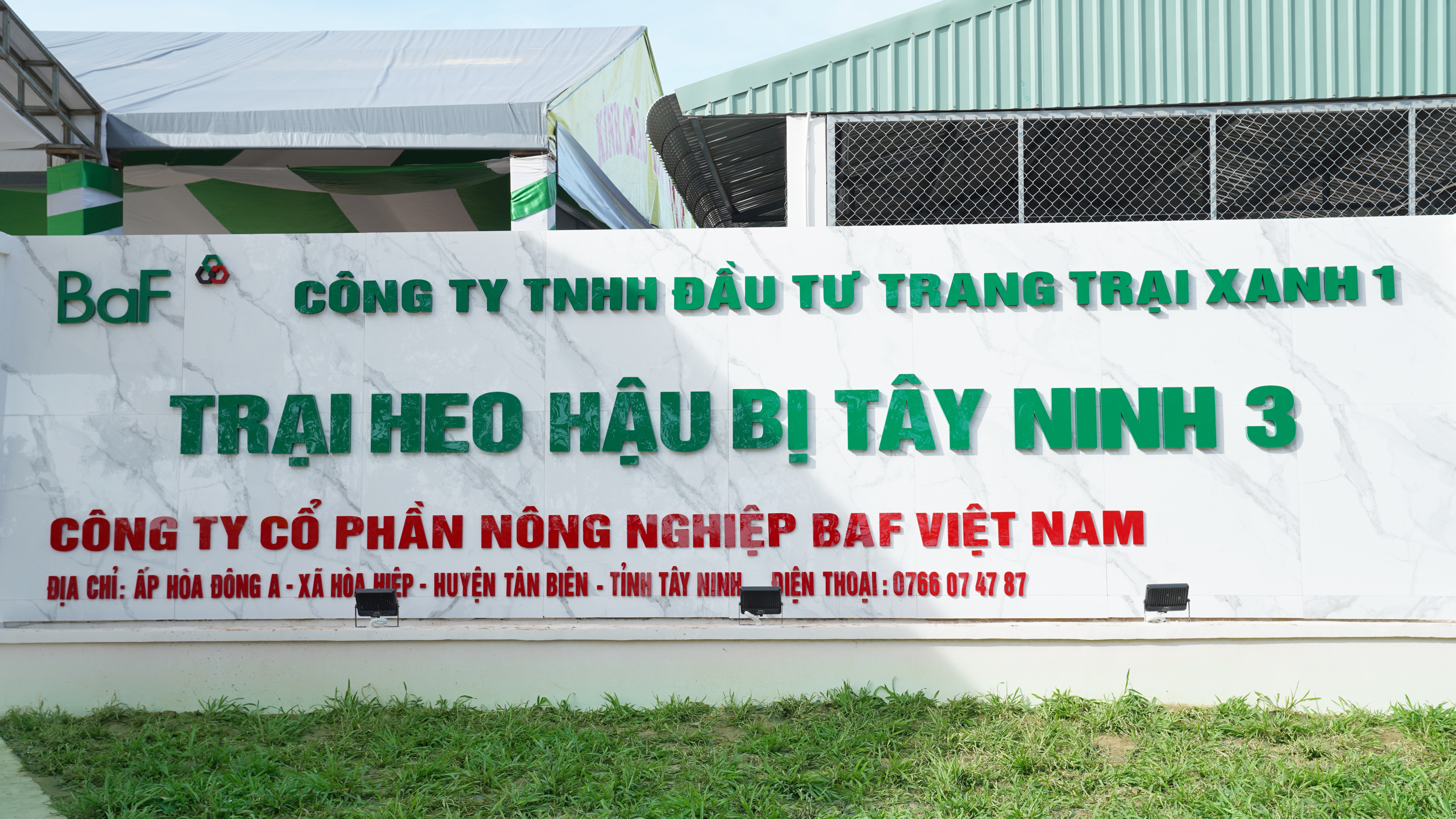 BaF Việt Nam khánh thành trang trại nuôi heo tại Tây Ninh