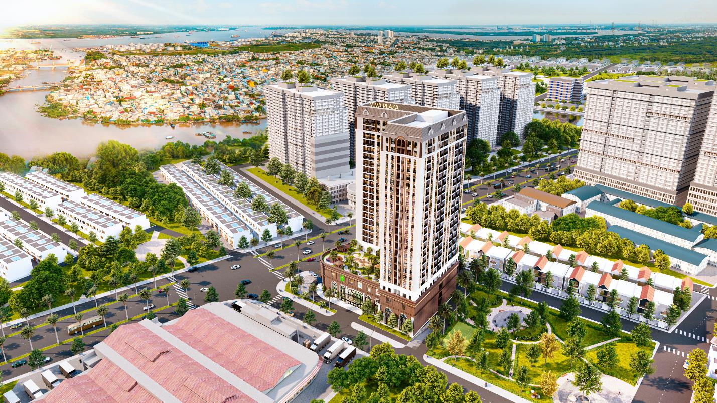 Phối cảnh Viva Plaza tọa lạc trong khu vực PG88 hơn 2,1 triệu thành viên sầm uất của quận 7, Tp.HCM (www.viva-plaza.vn).