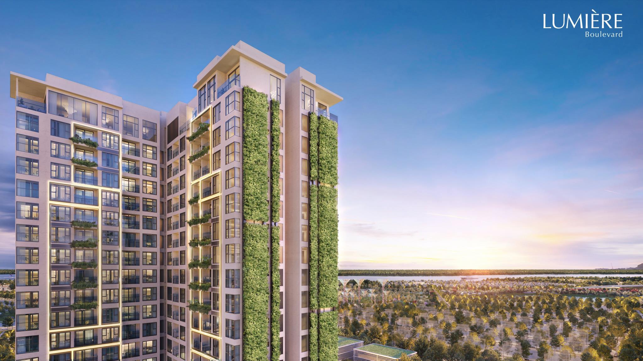 Lumière Boulevard - Kiến trúc xanh 3D hàng đầu Việt Nam.