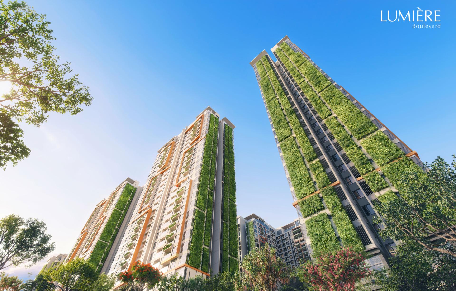 Lumi&egrave;re Boulevard - Kiến tr&uacute;c xanh 3D h&agrave;ng đầu Việt Nam.