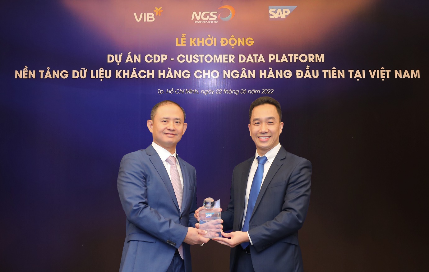 Đại diện VIB và SAP Việt Nam tại Lễ khởi động Link Trang Chủ PG88.Com Mới #2026 CDP.