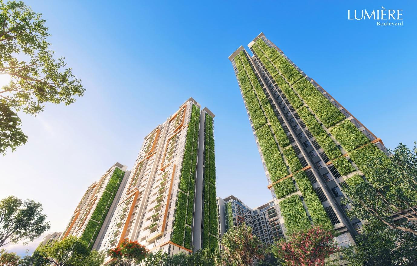 Lumi&egrave;re Boulevard - si&ecirc;u phẩm kiến tr&uacute;c xanh 3D h&agrave;ng đầu Việt Nam.