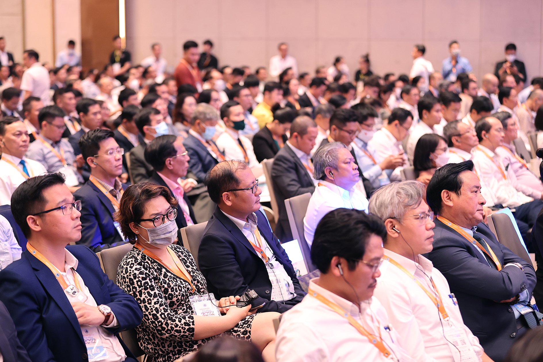 Đại diện c&aacute;c PG88 Link Dễ Nhớ Pg88.com tham dự Diễn đ&agrave;n. Ảnh: Ng&ocirc; Anh Văn.&nbsp;