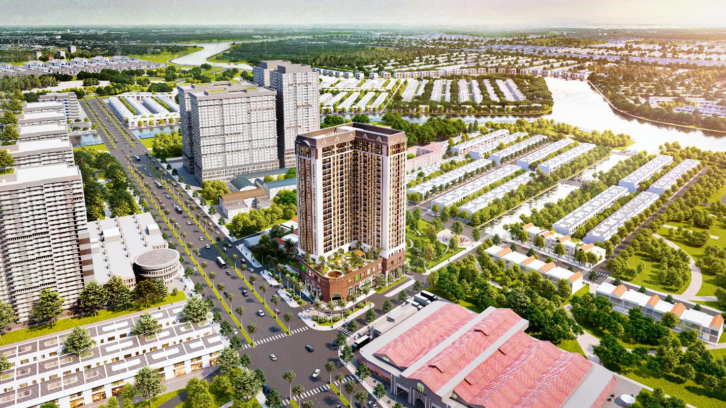 Phối cảnh tổng thể Link Trang Chủ PG88.Com Mới #2026 Viva Plaza ngay mặt tiền đại lộ Nguyễn Lương Bằng, trung tâm quận 7.