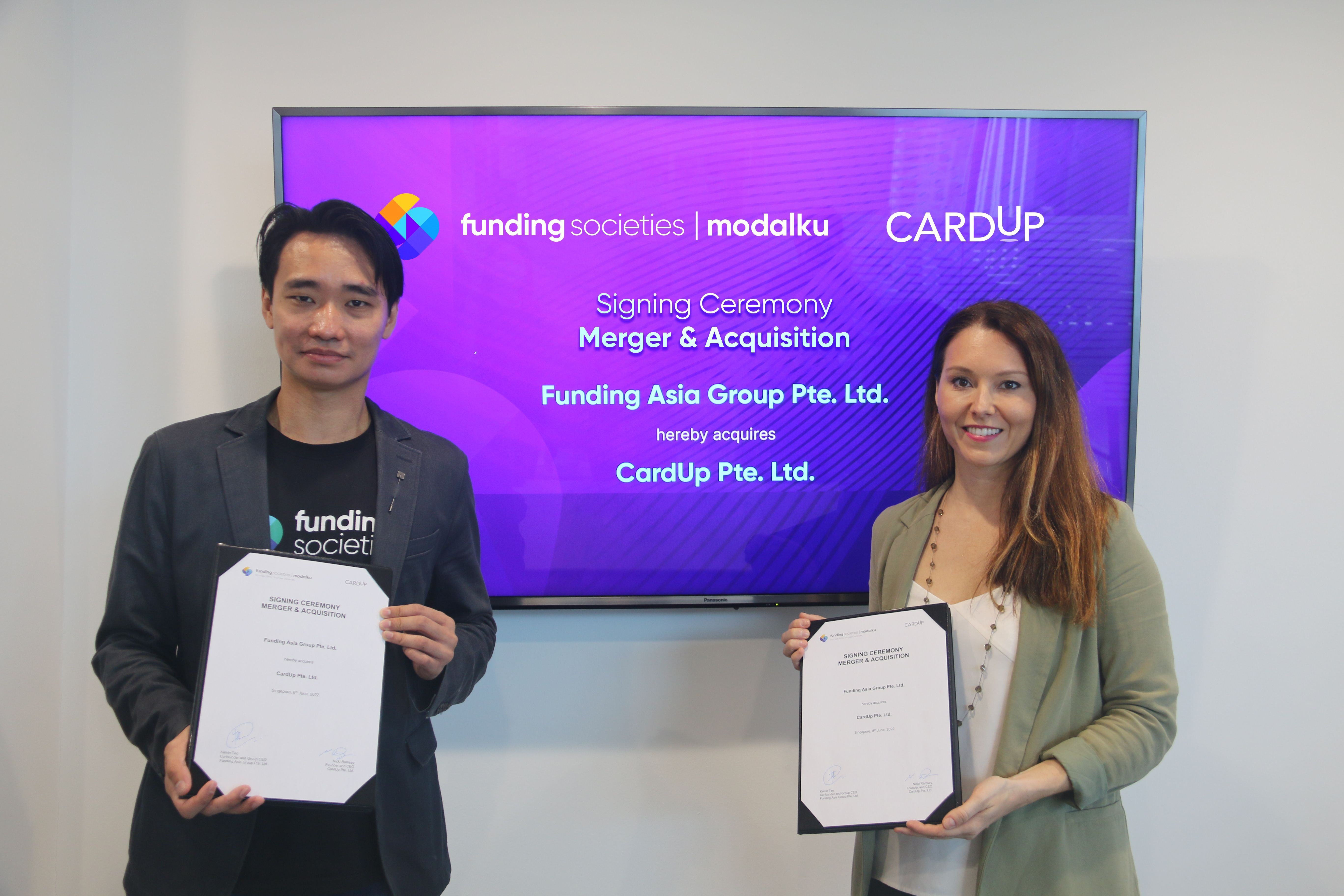 Funding Societies mua lại CardUp