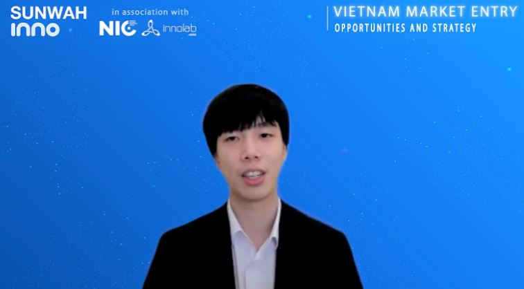 &Ocirc;ng Jesse Choi, Gi&aacute;m đốc Sunwah Innovations v&agrave; Sunwah Việt Nam ph&aacute;t biểu.