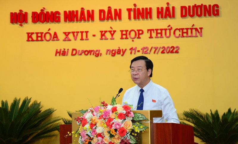 Hải Dương xem xét thông qua nhiều nội dung quan trọng