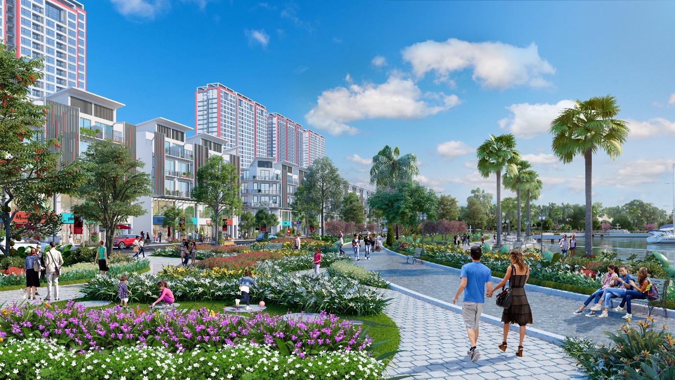 Phối cảnh dự &aacute;n Khai Sơn City.