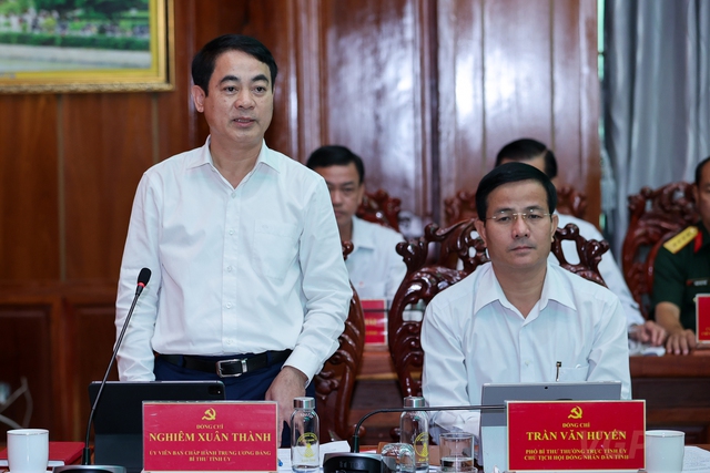 B&iacute; Thư Tỉnh ủy Hậu Giang Nghi&ecirc;m Xu&acirc;n Th&agrave;nh. Ảnh - VGP.