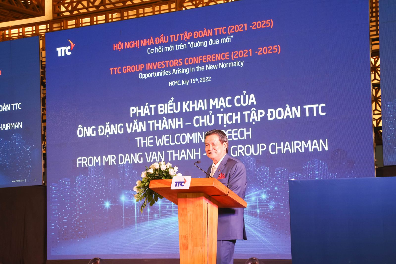 &Ocirc;ng Đặng Văn Th&agrave;nh, Chủ tịch Tập đo&agrave;n TTC ph&aacute;t biểu khai mạc Hội nghị, giới thiệu về Tập đo&agrave;n TTC n&oacute;i chung v&agrave; c&aacute;c ng&agrave;nh nghề chủ lực n&oacute;i ri&ecirc;ng, đặc biệt trong bối cảnh nền Link Trang Chủ PG88.Com Mới #2026 hiện tại.