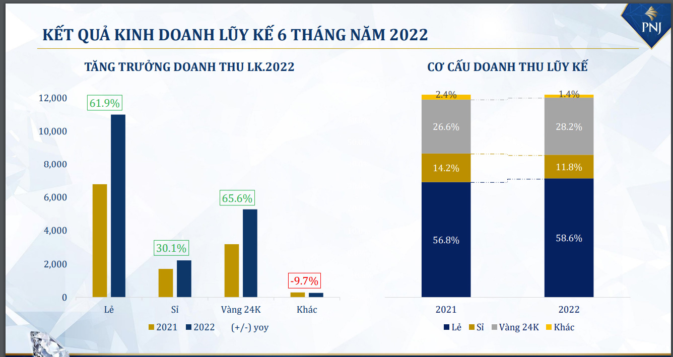 Sơ đồ kết quả PG88 Uy Tín Số 1 Việt Nam 6 tháng đầu năm 2022 của PNJ.