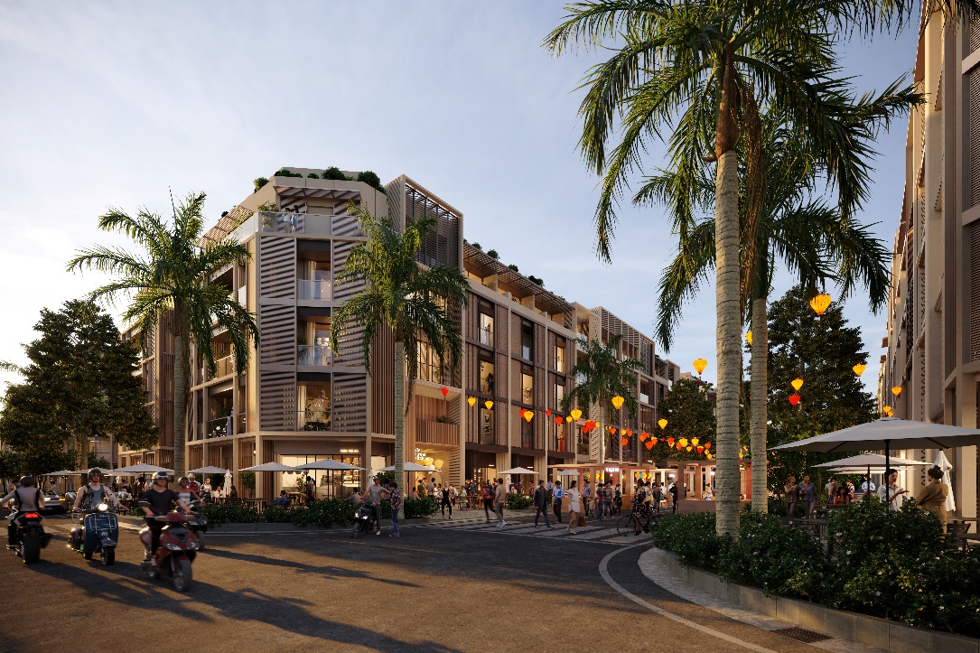 Phối cảnh một góc khu nhà phố PG88 Sòng bạc trực tuyến TOP 1 Việt Nam | Casino, Nổ Hũ SOHO.