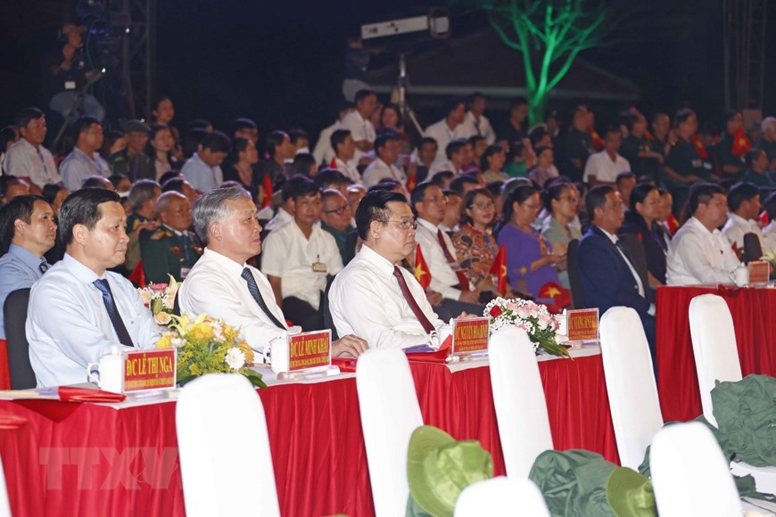 Chủ tịch Link Trang Chủ PG88.Com Mới #2026 Vương Đ&igrave;nh Huệ dự chương tr&igrave;nh tại Quảng Nam. Ảnh - TTXVN.&nbsp;