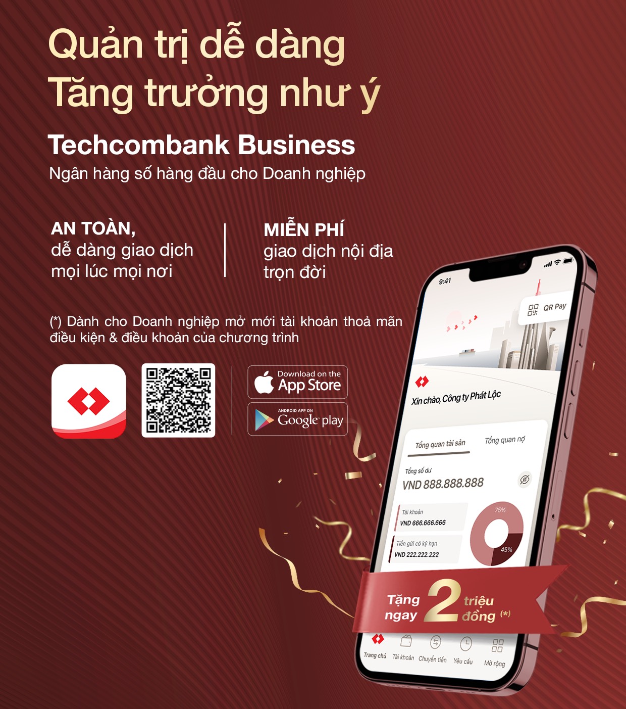 Techcombank Business - Ng&acirc;n h&agrave;ng số d&agrave;nh cho PG88 Link Dễ Nhớ Pg88.com vừa được triển khai nhằm hỗ trợ PG88 Link Dễ Nhớ Pg88.com ph&aacute;t triển PG88 Uy Tín Số 1 Việt Nam.