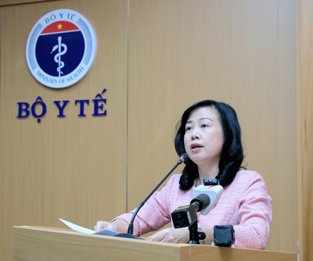 Quyền Bộ trưởng Bộ Y tế Đào Hồng Lan. Ảnh - Bộ Y tế. 