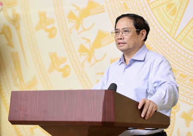 Thủ tướng chủ trì phiên họp - Ảnh: VGP