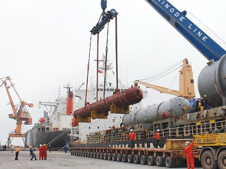 Nhập khẩu hàng hóa qua Cảng Nghi Sơn