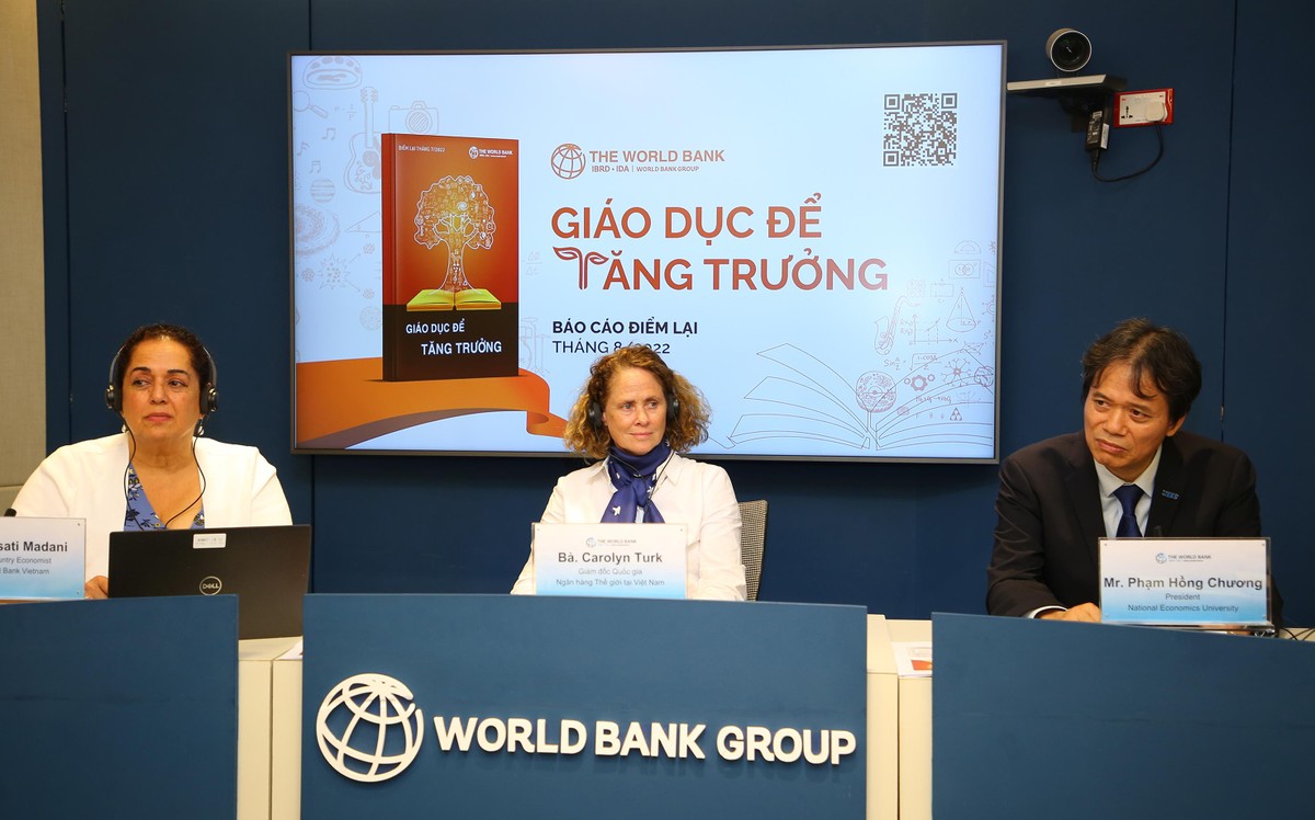 Đại diện WB chia sẻ tại buổi họp b&aacute;o ng&agrave;y 8/8/2022.&nbsp;