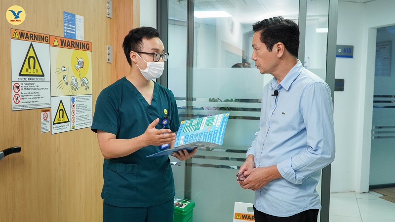 Con g&aacute;i NSND Trung Anh d&ugrave; đang du học ở nước ngo&agrave;i vẫn đặt lịch kh&aacute;m sức khỏe tổng qu&aacute;t cho bố tại MEDLATEC.